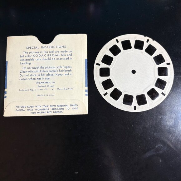 Vintage View-Master Reel 524 Charros Costumes & Dances Of Mexico Kodachrome 3D P - Picture 3 of 3